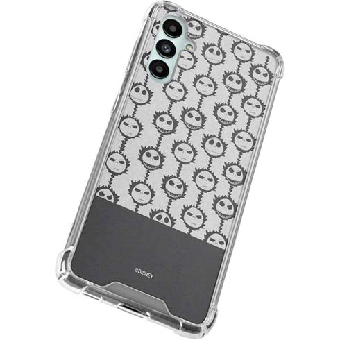Disney The Nightmare Before Christmas Jack Skellington Face Expressions pattern Galaxy A15 5G Clear Case